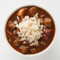 Cup Seafood Gumbo Soup · 