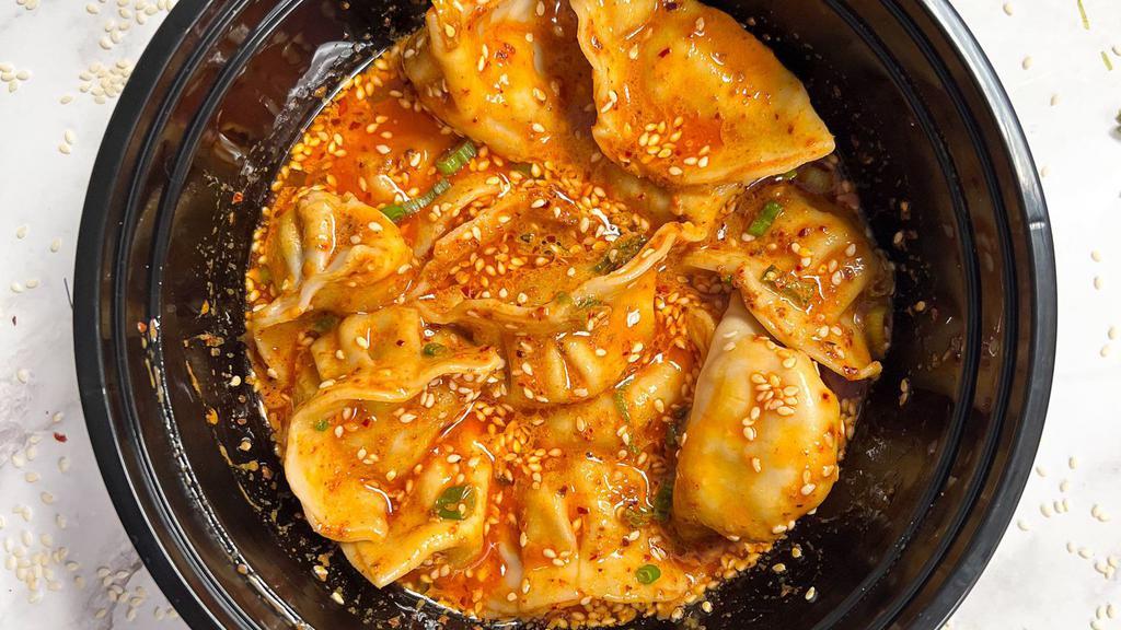 Sesame Paste / 麻醬 · 15 pieces. Sesame paste mixed with red chili, green onions, garlic, and sesame seeds. Choice of chicken, pork or fish.