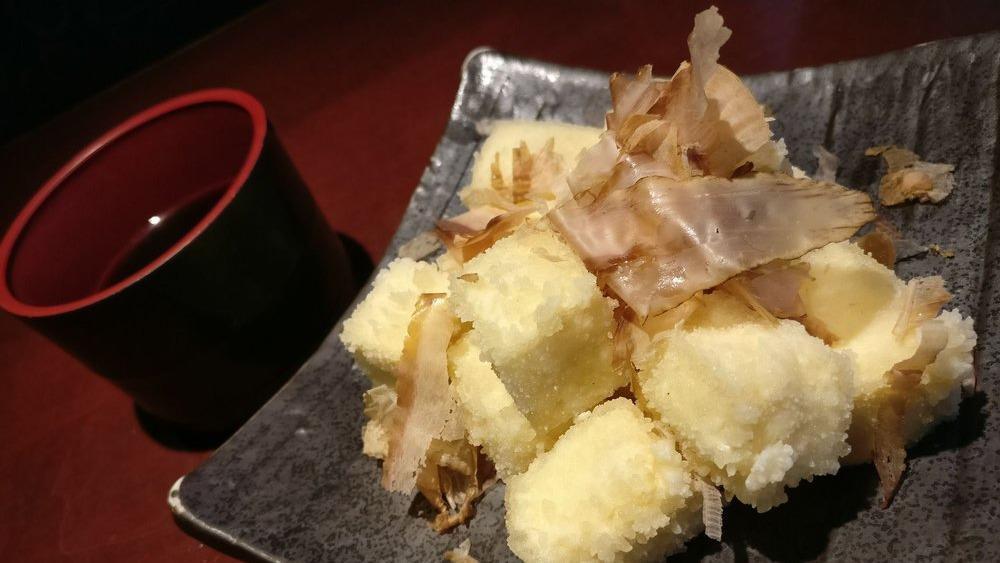 Shrimp Tempura · Flaky jumbo shrimp and crispy onion rings with homemade tempura sauce.