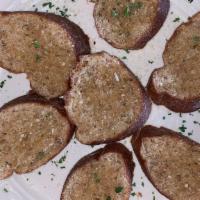 Garlic Bread · Toasted bread basted with garlic and butter