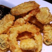 Seafood Tempura · Jumbo Japanese Sushi Grade Scallops,Jumbo Shrimp, Red Snappers, Crab-sticks, Broccoli, Sweet...
