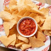 Chips & Salsa · homemade chips with picante salsa