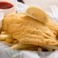 Fried Catfish Basket · Include fries & hushpuppies.