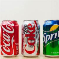 Canned Soda · Your choice of soda.
