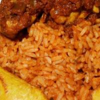 Jollof Rice · A West African mainstay, also called Benachin is a flavorful tasty rice, simmered in spicy s...