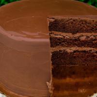 Chocolate Ganache Cake Slice · 