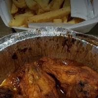 Wings With Fries (6) · Halal Certified. Breaded chicken wings fried and served with French fries. Wings are baked b...