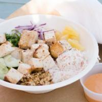 Tantali Tofu Salad Bowl · Perfect lean dish without sacrificing flavor. Organic local tofu infused with lemongrass and...