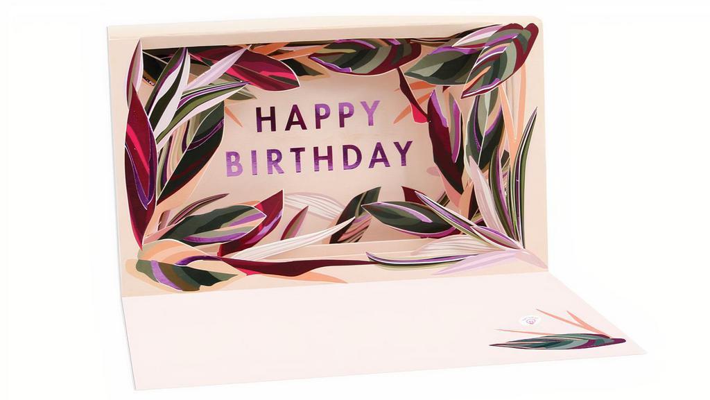 Happy Birthday Tropical Card · Please let us know what you would like written or we can send blank.