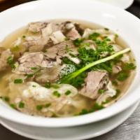 Grilled Pork Pho · Delicious pho with pork.