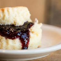 Flaky Biscuit With Jam · Flaky biscuit(286 cal.)