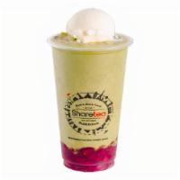 Matcha Red Bean Blended With Ice Cream · This item comes with red bean and ice cream
