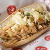 Grilled Turkey Breast · Turkey breast, onions, green peppers, mushrooms and white American cheese