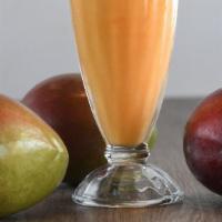 Mango Smoothie · Fresh Mangoes blended into a refreshing summer drink