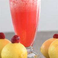Raspberry Lemonade · Freshly squeezed lemonade with a splash of raspberry