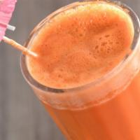 Fresh Carrot Juice · Freshly pressed carrots