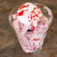 Fresa Con Crema · Strawberries with cream.