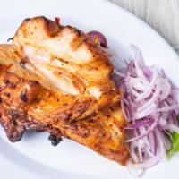 Chicken Tikka Breast (Spicy/Mild) · Half chicken breast marinated in a mixture of yogurt and special blend of in-house spices gr...