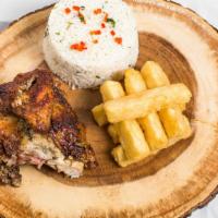 1/4 Chicken (White) With Two Sides · 1/4 Chicken (wing and breast) with two 12oz sides of your choice