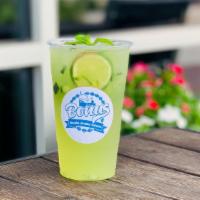 Green Lemonade · Fresh cucumber juice and cucumber bits , fused in a tart and quenching lemonade