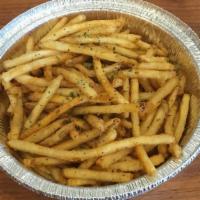 French Fries · Crispy skinny fried with choice of flavors
