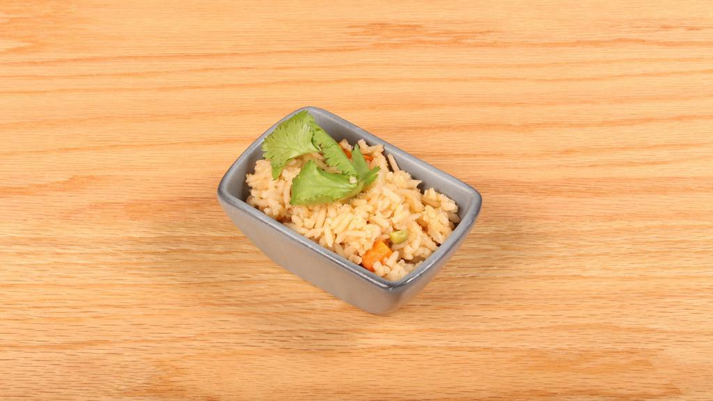 Rice · Choose between Mexicana o Cilantro Lime Rice. You can topped it w/mole, a fried egg or fried plantain.