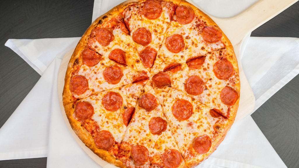 One Topping Pizza · Large One Topping Pizza, red sauce, mozzarella, and topping of choice