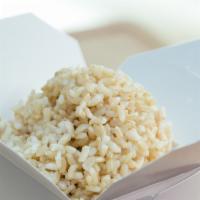 Steamed Rice · Gluten-free. Choice of jasmine white rice or brown rice.