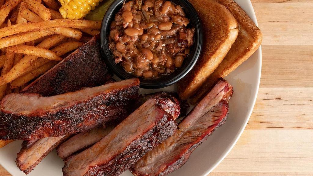 Louis Ribs · A half-rack of our Righteous Ribs and two sides.