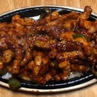 Spicy Pork Belly · (includes 1 rice)