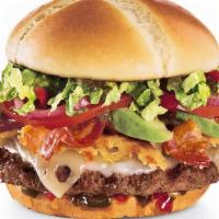 Mad Love · Fall in love with this burger. Provolone and Swiss cheeses over a beef patty topped with a C...