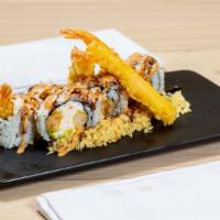 Shrimp Tempura Chef Special Roll
 · Double shrimp tempura, avocado, crab, cream cheese and crunch.