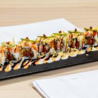 Flaming Hot Chef Special Roll
 · Spicy tuna roll, salmon, avocado, jalapeno, crunch served with house special sauce, sriracha.