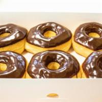 1/2 Dozen Of Choco Glazed Donuts · 6 Choco Donuts