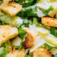 Caesar Salad · Caesar salad fresh romaine lettuce parmesan and romano cheese croutons with our house made c...