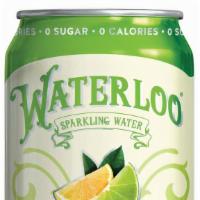 Waterloo Sparkling Water Lemon-Lime (1) · Unsweetened sparkling water