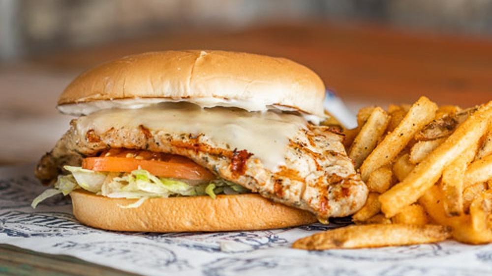 Chicken Willie Sandwich · $12.29. Grilled blackened or fried with Monterey Jack cheese, lettuce, tomato, and mayo. Choice of one side.