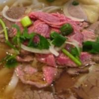Pho Your Way (Large) · Create your own bowl of Pho by picking one to two kind of meats: rare-steak, flank, fatty br...