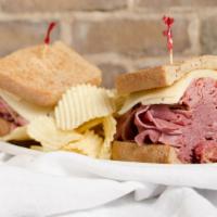Reuben The Great (Manager'S Special) · A half sandwich served with your choice of a cup of soup, fresh fruit or Mac & Cheese. Hot c...