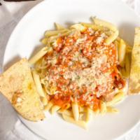 Chicken Pasta Primo (1010 Cal) · Grilled, 100% antibiotic-free chicken breast, penne pasta, tomato-basil sauce, Asiago. Serve...