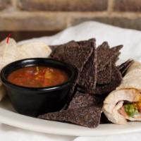 Ranchero Wrap (Manager'S Special) · A half wrap served with your choice of a cup of soup, fresh fruit or Mac & Cheese. Grilled, ...