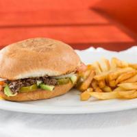 Torta Regular · Choice of Meat 
with fries