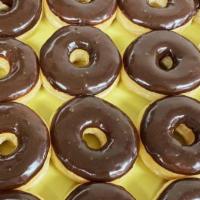 Chocolate Iced · Our yeast-raised donut dipped in chocolate icing.