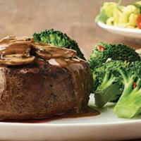Tuscan-Grilled Filet* 9Oz  · Prepared with Mr. C's Grill Baste, olive oil and herbs. Served simply grilled or with your c...