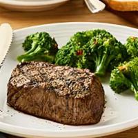 Tuscan-Grilled Sirloin* 7Oz · Prepared with Mr. C's Grill Baste, olive oil and herbs. Served simply grilled or with your c...
