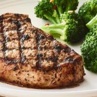 Tuscan-Grilled Pork Chop* One Chop  · Prepared with Mr. C's Grill Baste, olive oil and herbs. Served simply grilled or with your c...
