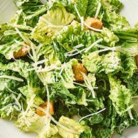 Large Caesar Salad · Fresh Romaine, croutons and parmesan cheese served with a side of our caesar dressing