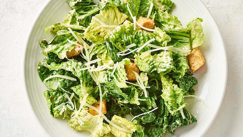 Large Caesar Salad · Fresh Romaine, croutons and parmesan cheese served with a side of our caesar dressing
