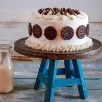Classic Cookies 'N Cream · This scrumptious chocolate cake has sweet cream ice cream and oreo cookie mixins topped with...