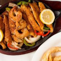 Seafood Sizzler · Served with Two Small Sides